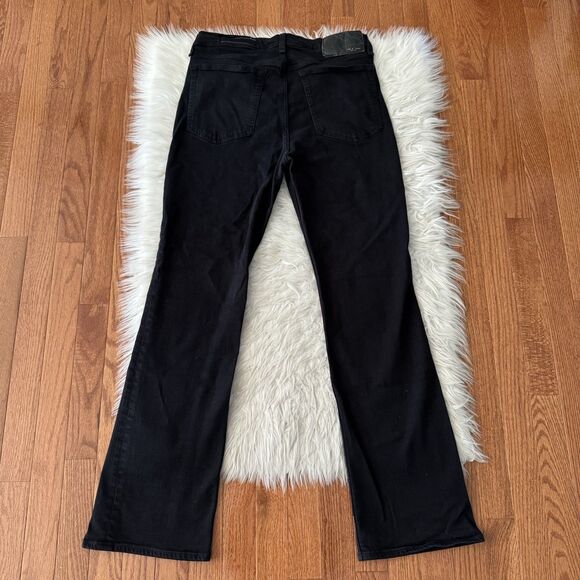 Rag & Bone Women Peyton Midrise Bootcut Jeans Size 32 Black Western Boho Stretch - Picture 6 of 15